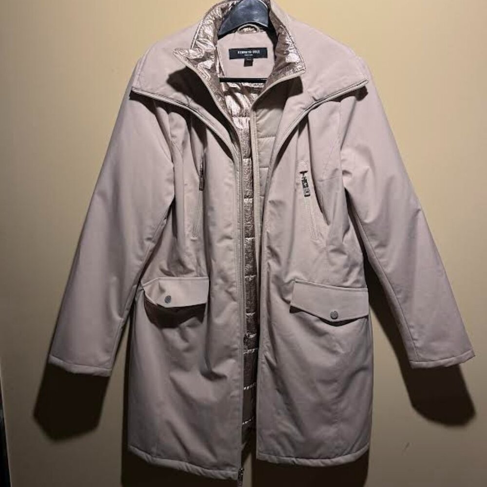 Kenneth Cole New York Women's Thigh Length Jacket Medium